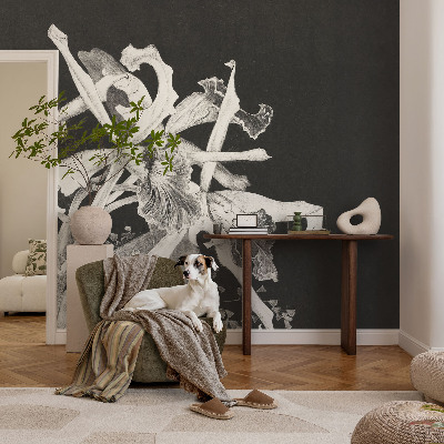 Fototapetai su orchidėjų iliustracija