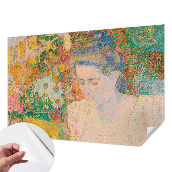 Savaime lipnus fototapetas Žiedų portretai