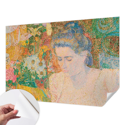 Savaime lipnus fototapetas Žiedų portretai