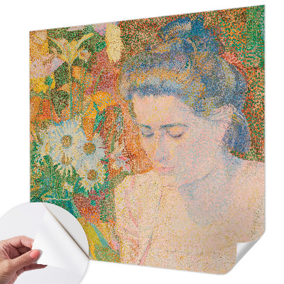 Savaime lipnus fototapetas Žiedų portretai