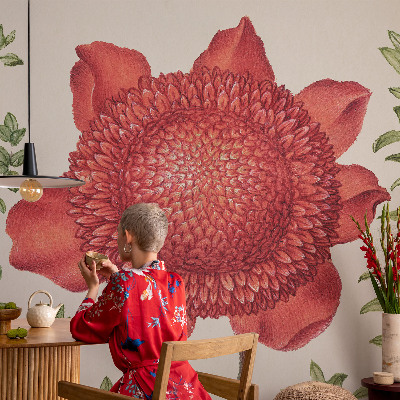 Fototapetas vaikams su gėlių motyvais ir elegantišku dizainu