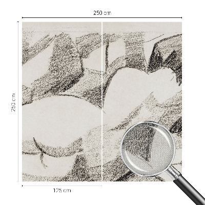 3D fototapetas su įtemptos figūros motyvu