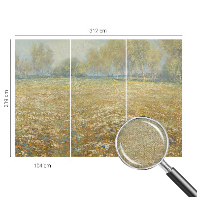 Fototapetai su gėlėtu veltinio raštu