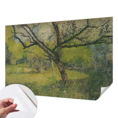 Savaime lipnus fototapetas su žalio peizažo motyvu