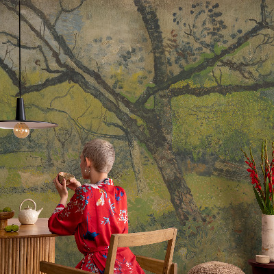 Savaime lipnus fototapetas Grønt landskab