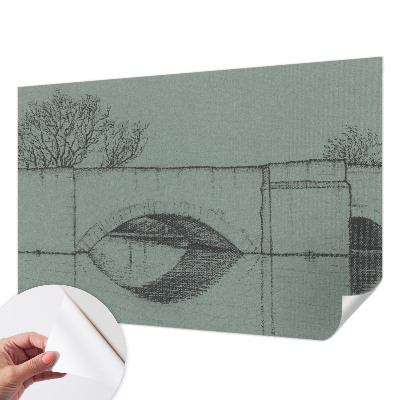 3D fototapetas sienoms su buivolu motyvu