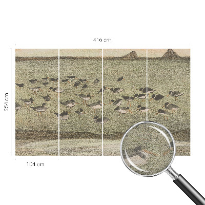 3D fototapetas su dizainu „Fuglensas Fredas“