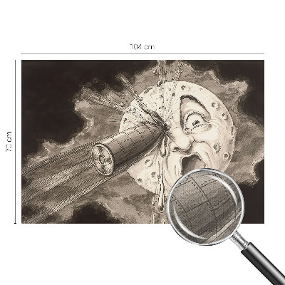 3D fototapetas su kosminio susidūrimo motyvu