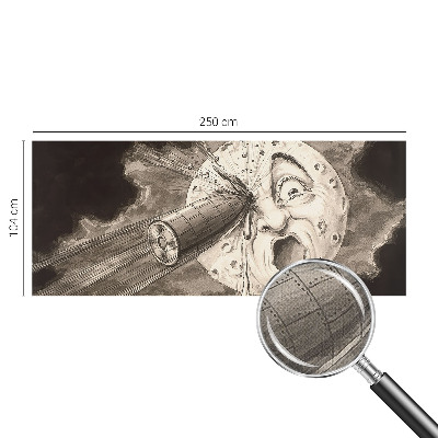 3D fototapetas su kosminio susidūrimo motyvu