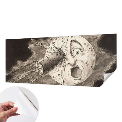 3D fototapetas su kosminio susidūrimo motyvu