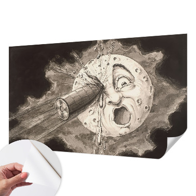 3D fototapetas su kosminio susidūrimo motyvu