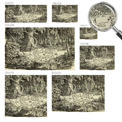 3D fototapetas sienoms su motyvu „Magiškasis ratas“