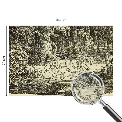 3D fototapetas sienoms su motyvu „Magiškasis ratas“