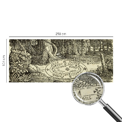 3D fototapetas sienoms su motyvu „Magiškasis ratas“