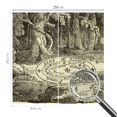 3D fototapetas sienoms Magiškasis ratas