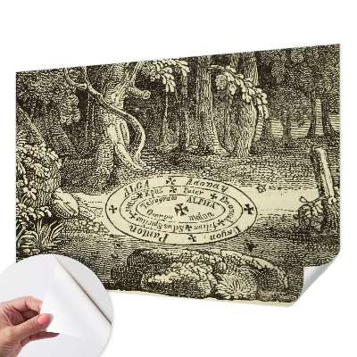 3D fototapetas sienoms su motyvu „Magiškasis ratas“