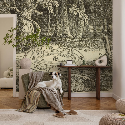 3D fototapetas sienoms Magiškasis ratas