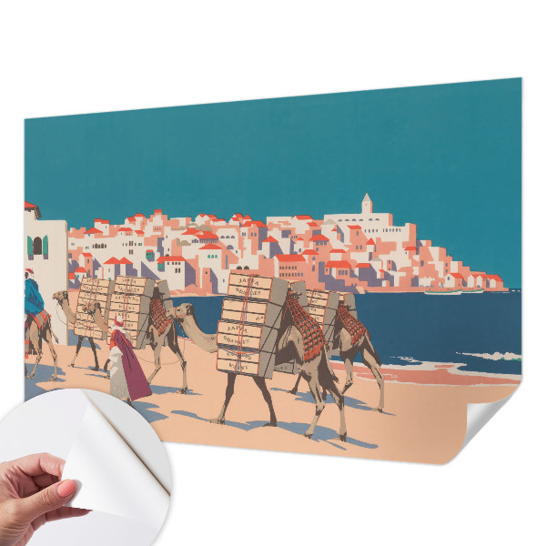 Savaime lipnus fototapetas Kamelkaravane