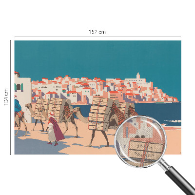 Savaime lipnus fototapetas Kamelkaravane