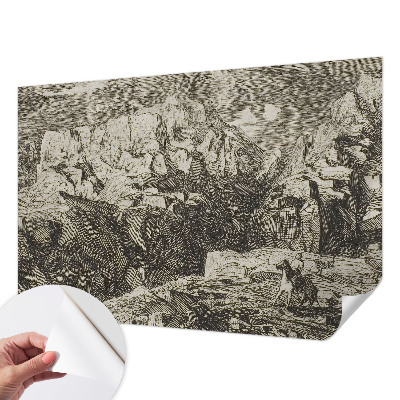 Fototapetas vaiko kambariui su kalnų peizažu