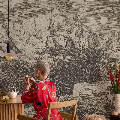 Fototapetas vaiko kambariui Bjerglandskabas