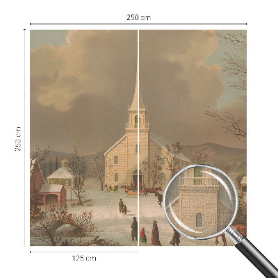 Fototapetas vaiko kambariui Žiemos šalis