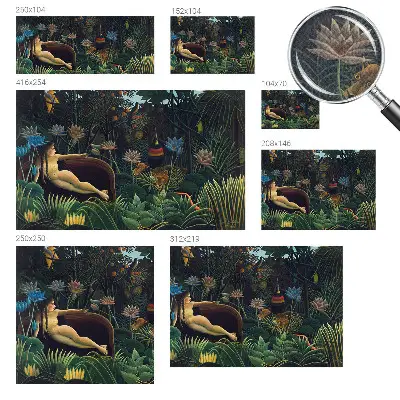 3D fototapetas sienoms su egzotiškų džiunglių motyvu