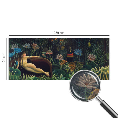 3D fototapetas sienoms su egzotiškų džiunglių motyvu