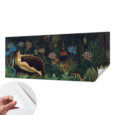 3D fototapetas sienoms su egzotiškų džiunglių motyvu