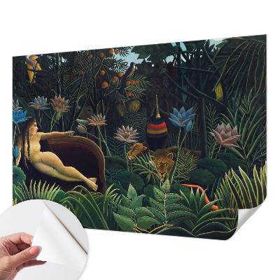 3D fototapetas sienoms su egzotiškų džiunglių motyvu