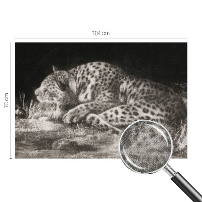 Fototapetai Leopardo vilkelio ženklas