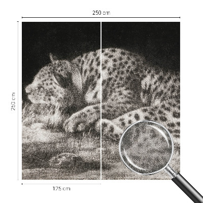 Fototapetai su leopardinio rašto motyvu