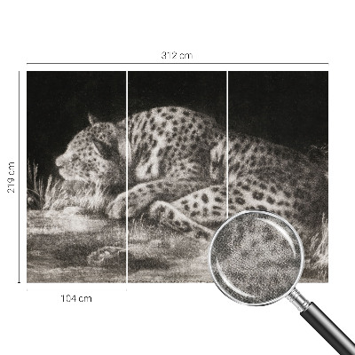 Fototapetai su leopardinio rašto motyvu