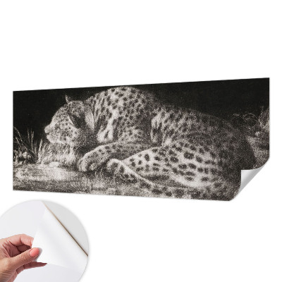Fototapetai Leopardo vilkelio ženklas