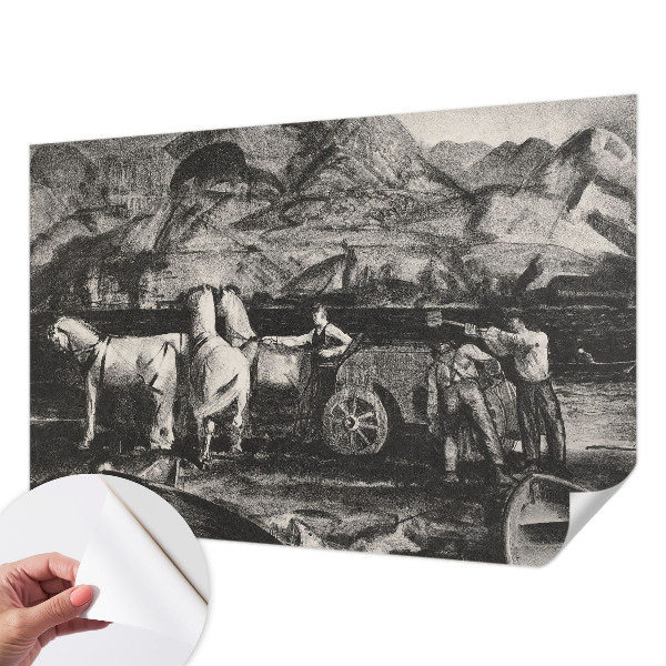 Savaime lipnus fototapetas Landsbyscene