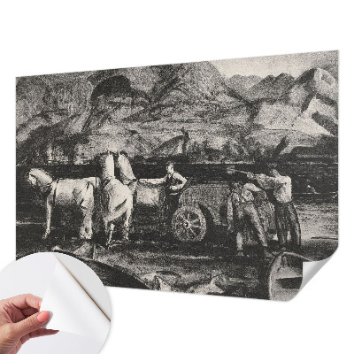 Savaime lipnus fototapetas Landsbyscene