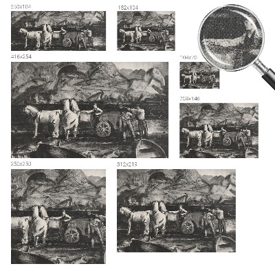 Savaime lipnus fototapetas Landsbyscene