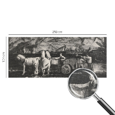 Savaime lipnus fototapetas Landsbyscene