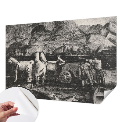 Savaime lipnus fototapetas Landsbyscene