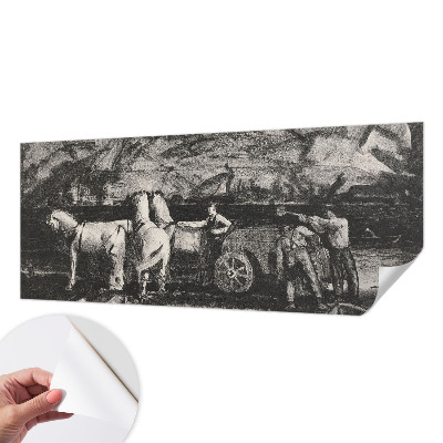 Savaime lipnus fototapetas Landsbyscene