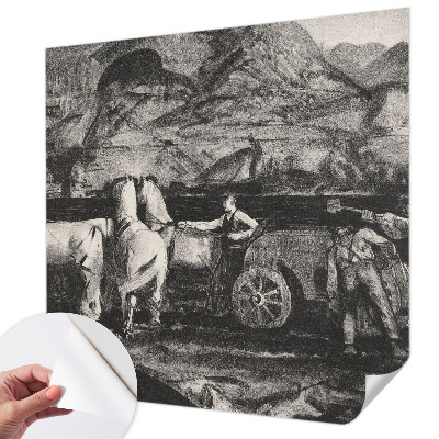 Savaime lipnus fototapetas Landsbyscene