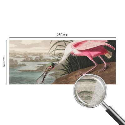 3D fototapetas su egzotiniu paukščio motyvu