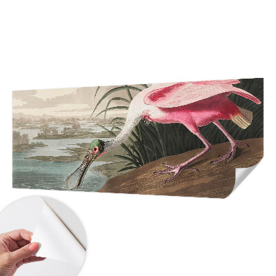 3D fototapetas su egzotiniu paukščio motyvu