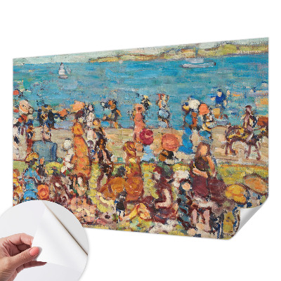 Fototapetai su pajūrio sceną vaizduojančiu motyvu