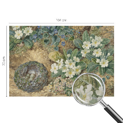 3D fototapetas su pavasario kompozicija