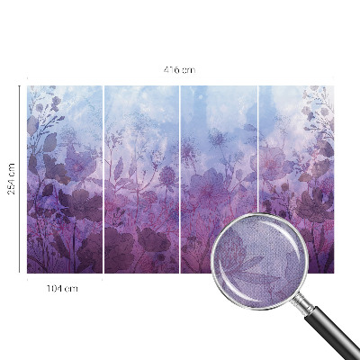 3D fototapetas sienoms su Pastelblombster motyvu