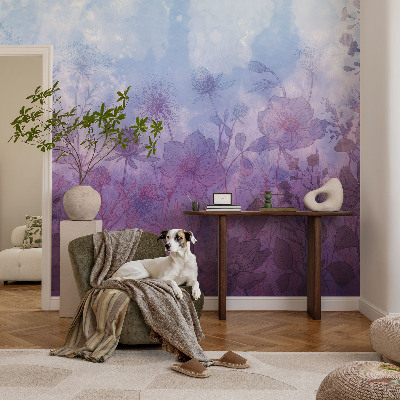 3D fototapetas sienoms su Pastelblombster motyvu