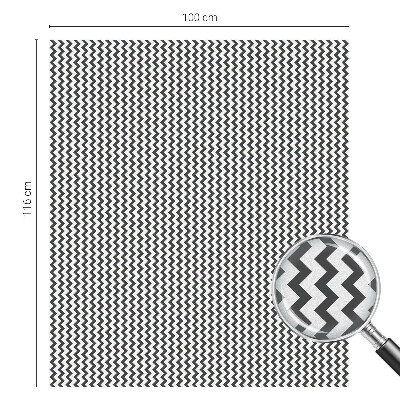 Matinė klijuojama plėvelė langams Zigzago raštas