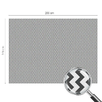 Matinė klijuojama plėvelė langams Zigzago raštas