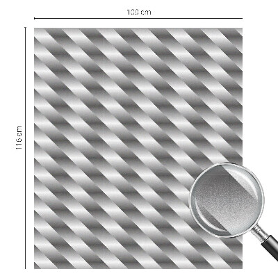 Matinė plėvelė langams su vitražo efektu Geometrinės juostelės